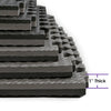 Xspec 1" Extra Thick Reversible EVA Foam Gym Mats 12 pcs 48 Sq Ft, Black & Grey (CL_XSP804913) - Alt Image 7