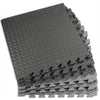 Xspec 1" Extra Thick Reversible EVA Foam Gym Mats 12 pcs 48 Sq Ft, Black & Grey (CL_XSP804913) - Alt Image 6