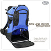 ClevrPlus Deluxe Lightweight Baby Backpack Child Carrier, Blue (CL_CRS600221) - Alt Image 5