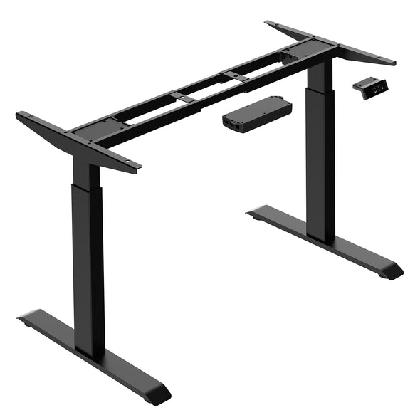 AdvanceUp Dual Motor Electric Standing Office Desk Adjustable Stand Up Workstation, Support 220 lbs, 47" Height and Memory Presets, Black, Frame & Top Set (CL_CRS202301+202321) - Alt Image 8