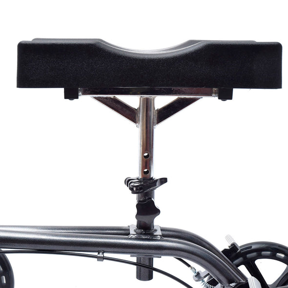 AllCure Foldable Medical Steerable Knee Walker Crutch Alternative, Silver (CL_ALC401101) - Alt Image 8