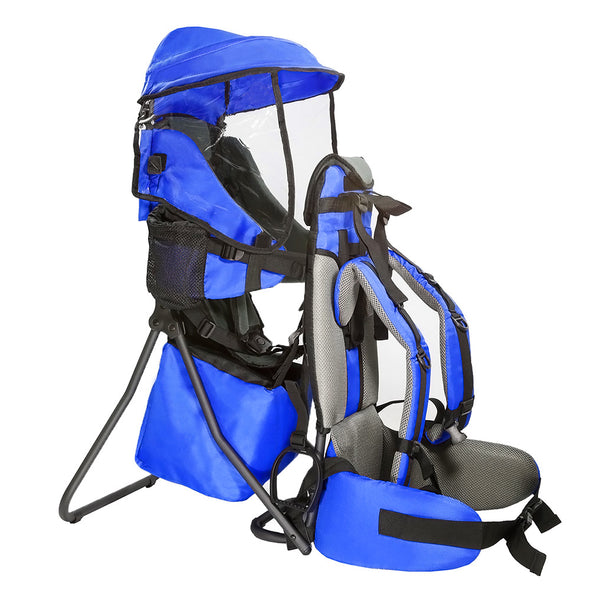 ClevrPlus Hiking Child Carrier Backpack Cross Country, Blue (CL_CRS600211) - Alt Image 1