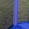 Clevr 7 Ft. Trampoline Bounce Jump Safety Enclosure Net W/ Spring Pad Blue (CL_CRS805407) - Alt Image 4