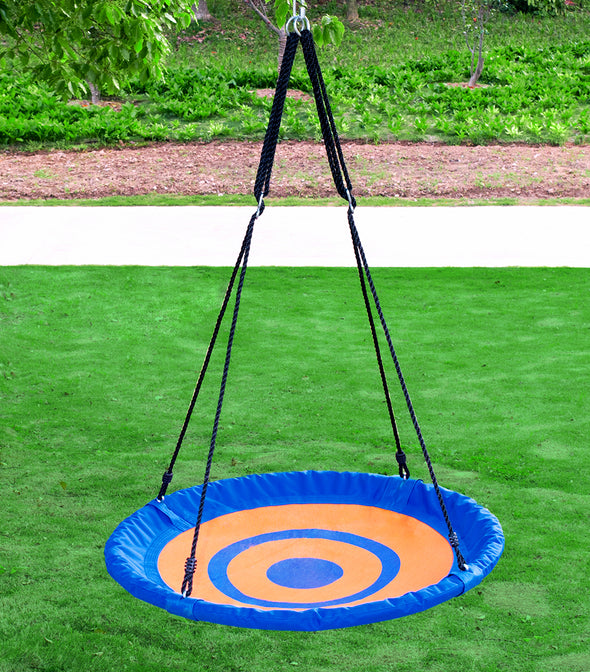 Clevr 40" Teslin Swing 71" Nylon Rope Swivel 600lb Tree EZ Assembly Tire Target (CL_CRS805810) - Alt Image 1