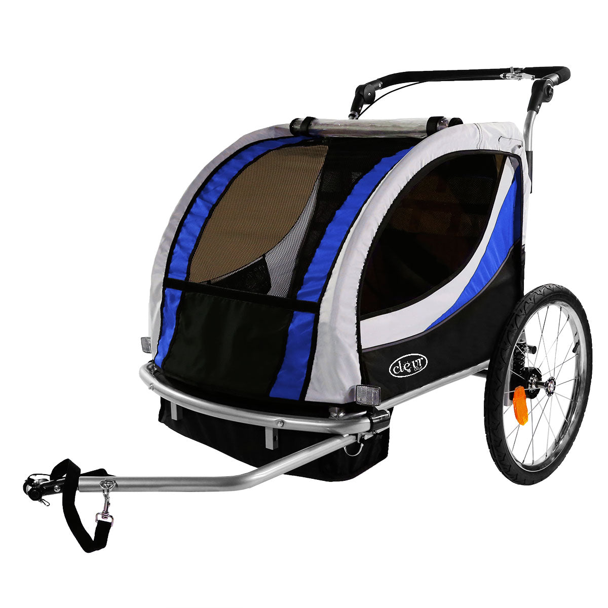 bell jogging stroller weight limit Blue ClevrPlus Deluxe Child Trailer/ Bicycle Jogger – Crosslinks