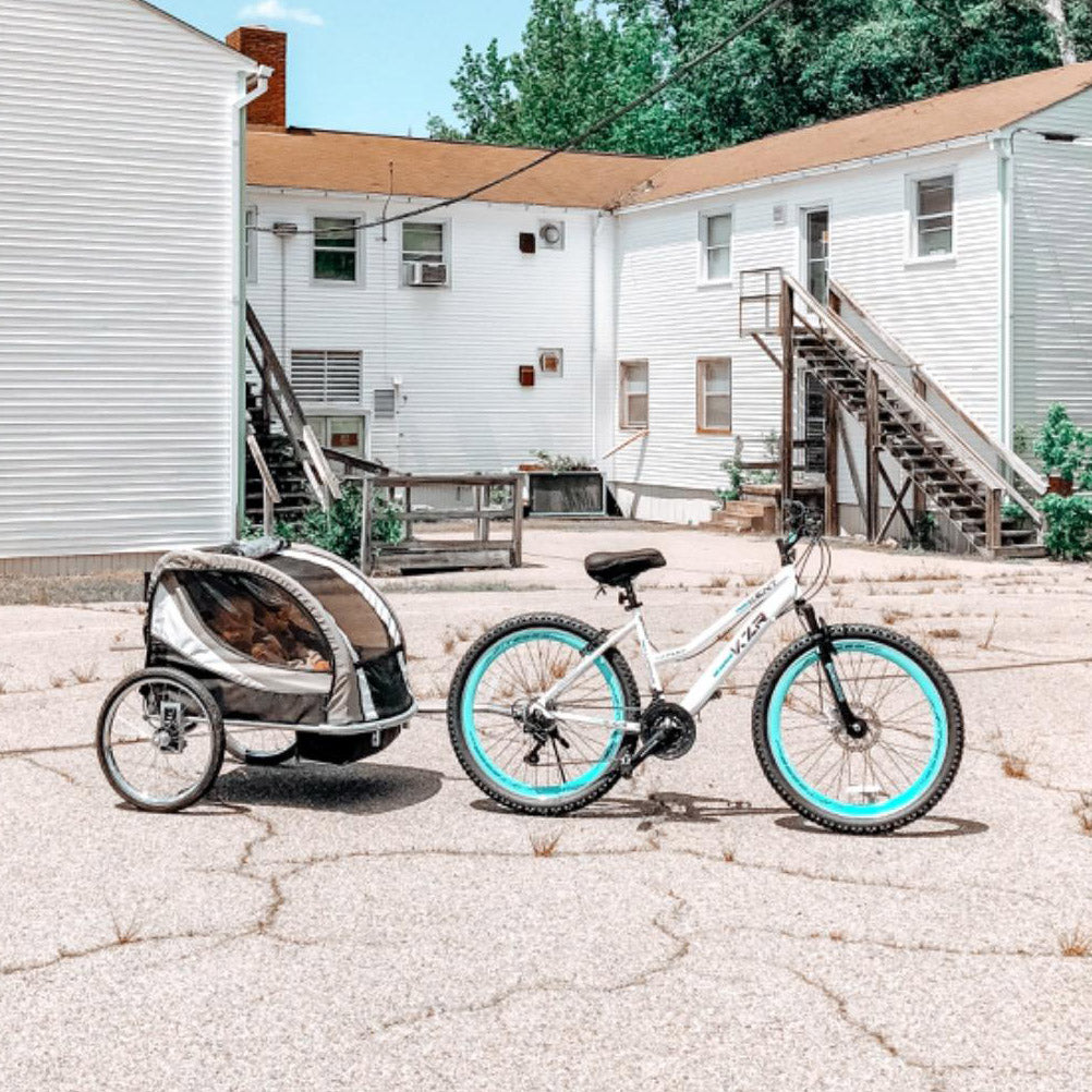 double jogging bike stroller Clevr Deluxe 3-in-1 Double Seat Bike Trailer Stroller Jogger for Child – Crosslinks