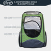 ClevrPlus Venturer Double Bicycle Baby Kid Child Trailer Bike Jogger/Stroller Folding, Green (CL_CLP802613) - Alt Image 7