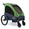 ClevrPlus Venturer Double Bicycle Baby Kid Child Trailer Bike Jogger/Stroller Folding, Green (CL_CLP802613) - Alt Image 3