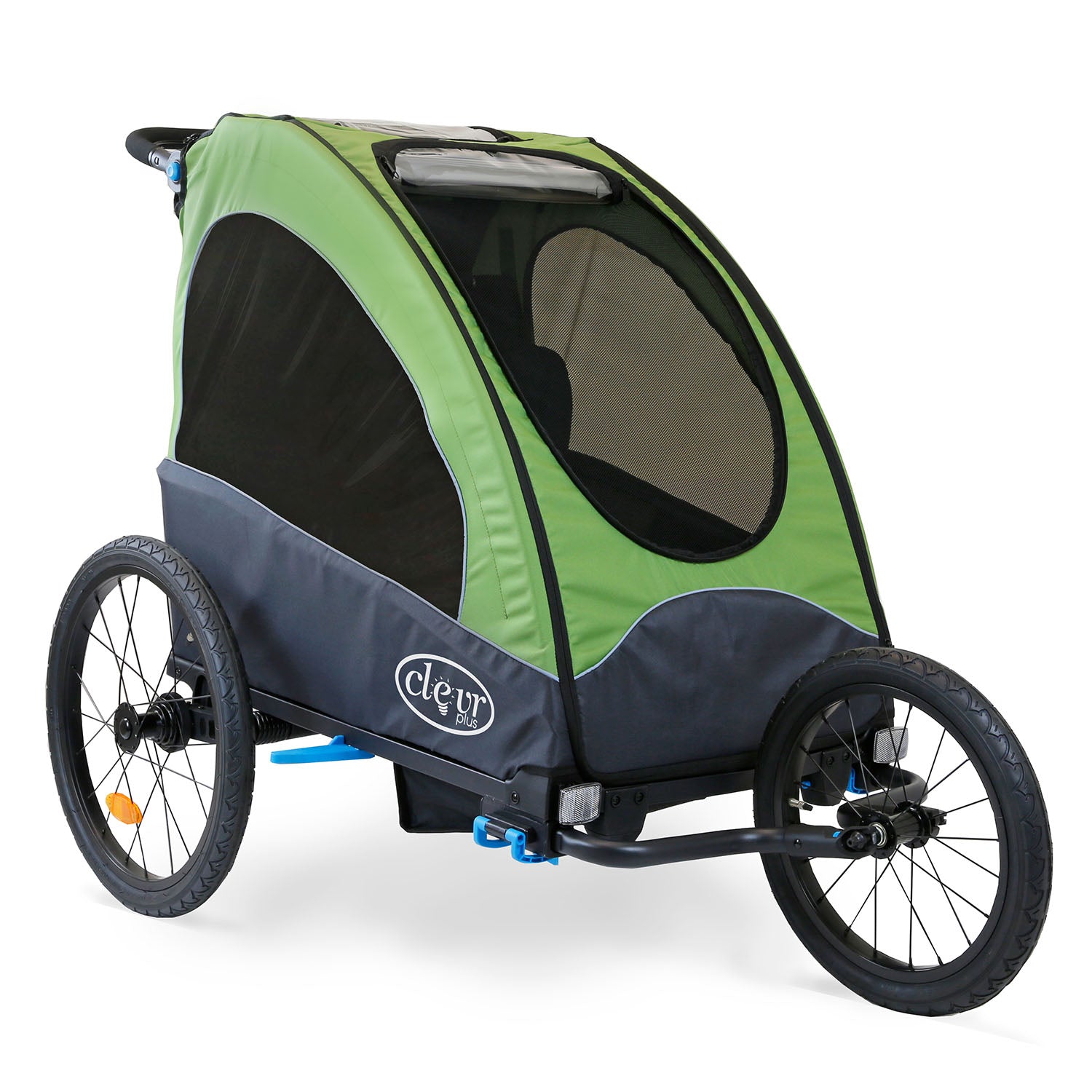 clever jogging stroller ClevrPlus Venturer Double Bicycle Baby Kid Child Trailer Bike Jogger/S – Crosslinks