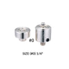 Clevr Hand Press Grommet Machine Threaded Die Replacement (Size #0) 1/4" (CL_CRS200305) - Alt Image 1