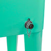 Home Aesthetics Retro 80 Quart Rolling Cooler Cart Ice Chest Patio Outdoor Portable, Seafoam (CL_HOM502905) - Alt Image 5