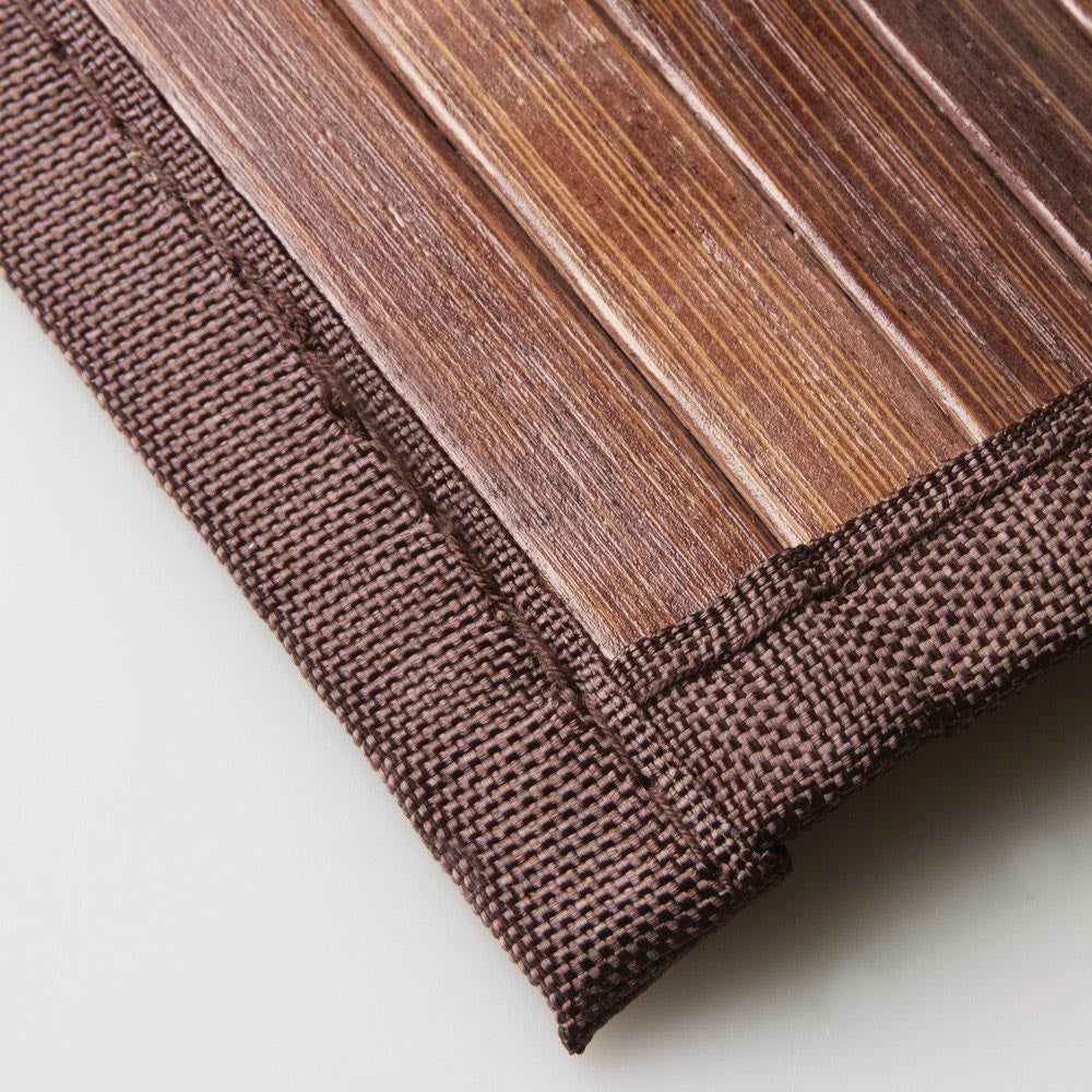 5' X 8' Natural Bamboo Area Rug – Non-Slip, Indoor Use, Modern Brown Style