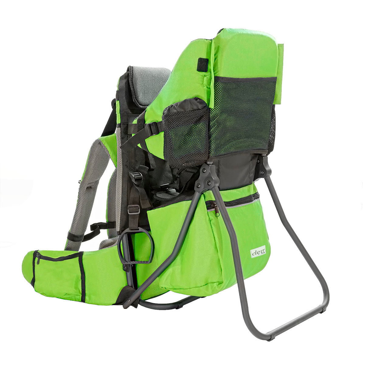 ClevrPlus Hiking Child Carrier Backpack Cross Country, Green
