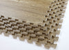 Home Aesthetics Natural Brown Wood Grain Interlocking EVA Foam Floor Mats (100 Sq. Ft. - 25 pcs) (CL_HOM804928) - Alt Image 4