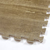 Home Aesthetics Natural Brown Wood Grain Interlocking EVA Foam Floor Mats (100 Sq. Ft. - 25 pcs) (CL_HOM804928) - Alt Image 3