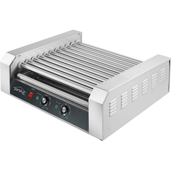 PartyHut Commercial 30 Hot Dog 11 Roller Grill Cooker Warmer Hotdog Machine (CL_PTH201710) - Alt Image 1