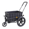 Xspec 2-in-1 Bike Cargo Trailer Pushcart with Tow Hitch and Removable Handlebar (CL_XSP802621) - Alt Image 1