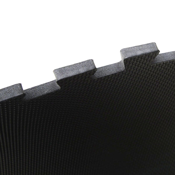 Xspec 3/8" Thick 100 Sq Ft EVA Foam Floor Exercise Gym Mats 25 pcs, Black (CL_XSP804901) - Alt Image 5