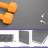 Xspec 100 Sq Ft EVA Interlocking Foam Mat Floor Exercise Gym Charcoal Grey (CL_XSP804902) - Alt Image 4
