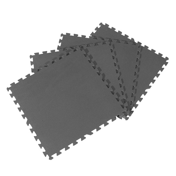 Xspec 100 Sq Ft EVA Interlocking Foam Mat Floor Exercise Gym Charcoal Grey (CL_XSP804902) - Alt Image 6