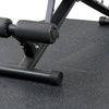 Xspec 8mm 5/16" Thick 24 Sq Ft Rubber Gym Mat Flooring Interlocking Tile 6 pcs, Blue Black (CL_XSP804942) - Alt Image 4