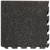 Xspec 8mm 5/16" Thick 24 Sq Ft Rubber Gym Mat Flooring Interlocking Tile 6 pcs, Grey Black (CL_XSP804941) - Alt Image 5