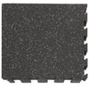 Xspec 8mm 5/16" Thick 16 Sq Ft Rubber Gym Mat Flooring Interlocking Rubber Tile 4 pcs, Grey Black (CL_XSP804943) - Alt Image 5