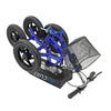 AllCure Quad Wheel All Terrain Foldable Medical Steerable Knee Walker Scooter Crutch Alternative, Blue (CL_ALC401133) - Alt Image 7