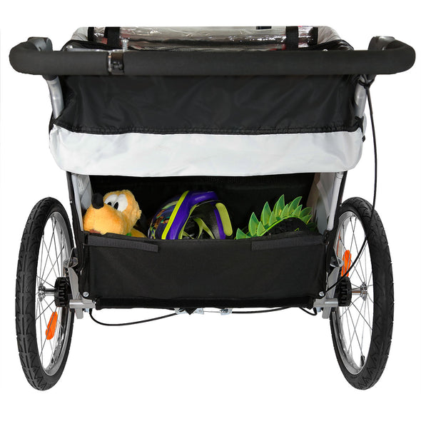 ClevrPlus Deluxe Child Trailer/ Bicycle Jogger, Red (CL_CLP802606) - Alt Image 6