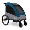 ClevrPlus Venturer Double Bicycle Baby Kid Child Trailer Bike Jogger/Stroller Folding, Midnight Blue (CL_CLP802610) - Alt Image 3