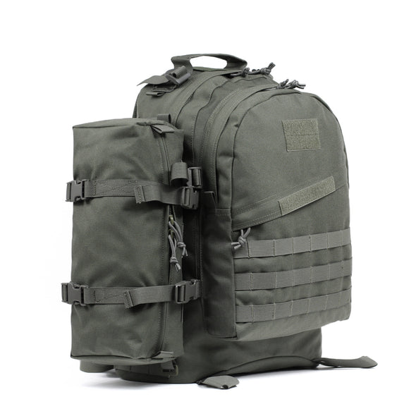 Qwest 42L Outdoor Tactical Military Style Gear Pack Backpack + Bonus 10 L Bag, Drab Green (CL_CRS806006) - Alt Image 6