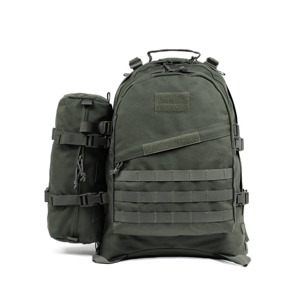 Qwest 42L Outdoor Tactical Military Style Gear Pack Backpack + Bonus 10 L Bag, Drab Green (CL_CRS806006) - Main Image