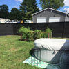 Home Aesthetics 6' x 50' Fence Windscreen Privacy Screen Cover, Black Mesh (CL_HOM200703) - Alt Image 2