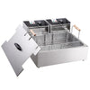 PartyHut Commercial Deep Fryer 110v 20 Liter Capacity Single Large Tank Design (CL_PTH201715) - Alt Image 1