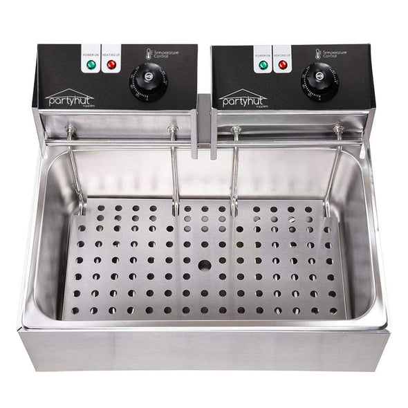 PartyHut Commercial Deep Fryer 110v 20 Liter Capacity Single Large Tank Design (CL_PTH201715) - Alt Image 3