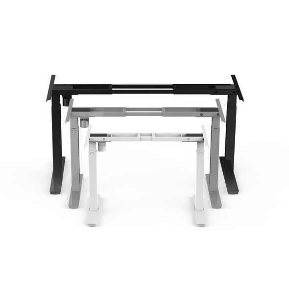 AdvanceUp Black 47" Dual Motor Electric Stand Up Office Desk with USB Port, Frame only (CL_CRS202301) - Alt Image 8