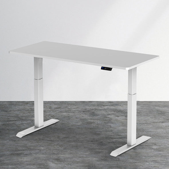 AdvanceUp Dual Motor Electric Standing Office Desk Adjustable Stand Up Workstation, Support 220 lbs, 47" Height and Memory Presets, White, Frame & Top Set (CL_CRS202314+202322) - Alt Image 4
