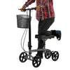 AllCure Foldable Medical Steerable Knee Walker Crutch Alternative, Silver (CL_ALC401101) - Alt Image 9