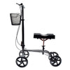 AllCure Foldable Medical Steerable Knee Walker Crutch Alternative, Silver (CL_ALC401101) - Alt Image 2