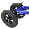 AllCure Quad Wheel All Terrain Foldable Medical Steerable Knee Walker Scooter Crutch Alternative, Blue (CL_ALC401133) - Alt Image 5