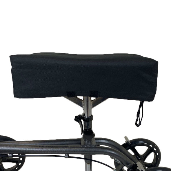 AllCure Knee Walker Memory Foam Pad Seat Cover, Black (CL_CRS401141) - Alt Image 1