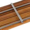 Home Aesthetics 36" Wall Mounted Teak Wood Shower Seat Folding Shower Bench Modern (CL_HOM501106) - Alt Image 5