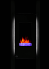 Clevr 32" Vertical Adjustable Wall Mounted Electric Fireplace Heater with Backlight, 750-1500W (CL_CRS501932) - Alt Image 9