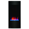Clevr 32" Vertical Adjustable Wall Mounted Electric Fireplace Heater with Backlight, 750-1500W (CL_CRS501932) - Alt Image 1