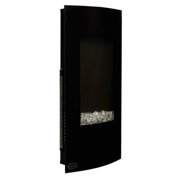 Clevr 32" Vertical Adjustable Wall Mounted Electric Fireplace Heater with Backlight, 750-1500W (CL_CRS501932) - Alt Image 5