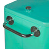 Home Aesthetics Retro 80 Quart Rolling Cooler Cart Ice Chest Patio Outdoor Portable, Seafoam (CL_HOM502905) - Alt Image 4