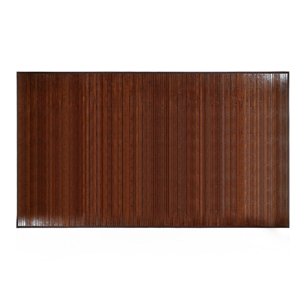 Home Aesthetics Natural Bamboo 5' X 8' Floor Mat, Walnut Color Area Rug Indoor Carpet (CL_HOM503404) - Alt Image 2