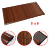 Home Aesthetics Natural Bamboo 5' X 8' Floor Mat, Walnut Color Area Rug Indoor Carpet (CL_HOM503404) - Alt Image 7