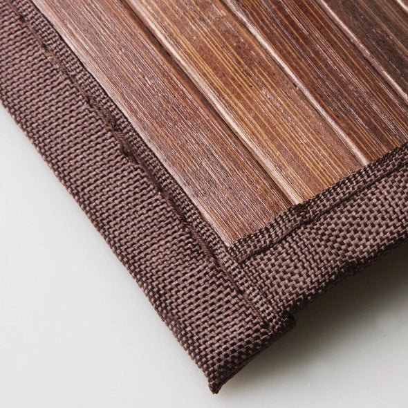 Home Aesthetics Bamboo 6' X 9' Floor Mat, Area Rug Indoor Carpet Walnut Color Finish (CL_HOM503412) - Alt Image 5