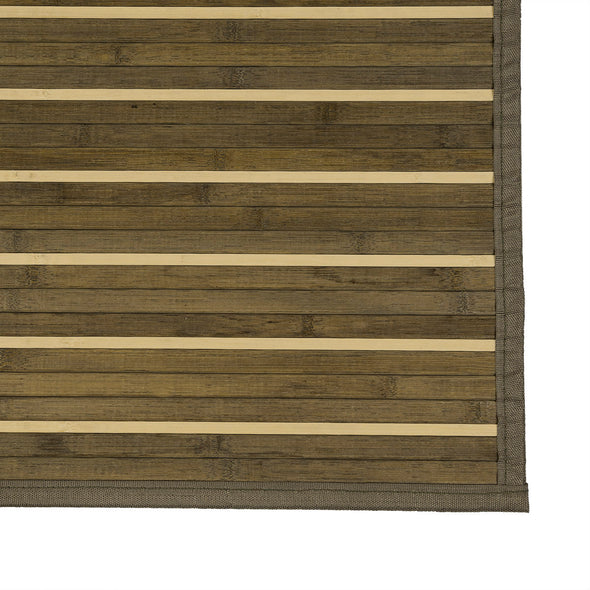 Home Aesthetics 5' X 8' Indoor Natural Bamboo Area Rug Floor Mat, Rustic Olive (CL_HOM503407) - Alt Image 7